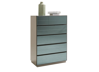 Specchio frontale Comò Armadi Grigio armadio alto Specchiera Sideboard Design di lusso