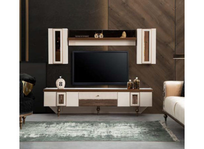 Un lussuoso comodino per la TV per il tuo soggiorno in stile moderno