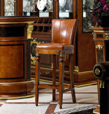 Sgabello da bar Poltrona Sedia Bar per la casa per il bancone del bar Barocco
