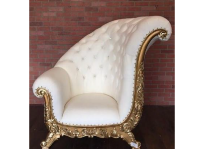 Trono Poltrona Reale Poltrone Imbottite Chesterfield Velluto 1 Posto Stile Antico