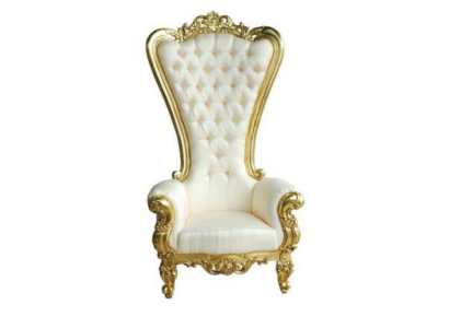 Trono Poltrona Reale Chesterfield Velluto Monoposto Stile Antico Sedie