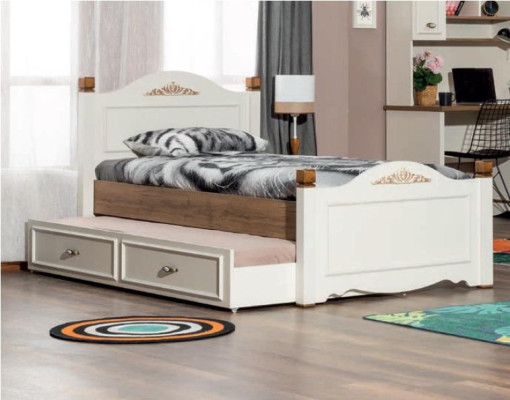 Lettino per bambini Camera da letto Letto Camera da letto Design Mobili di lusso Legno Camera per ragazzi