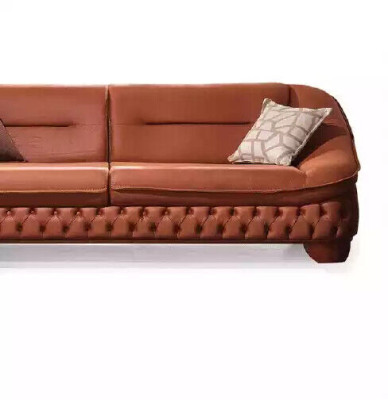 Set di divani moderni di lusso, design Chesterfield, composto da 3 divani a 3 posti e 1 poltrona.