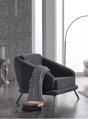 Set salotto con divano tre posti e poltrona stile lussuoso 3+1 posti