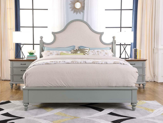 Design lussuoso set camera da letto letto 2 comodini Comò set letti alberghieri