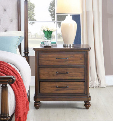 Tavolino da notte design per camera da letto di lusso.