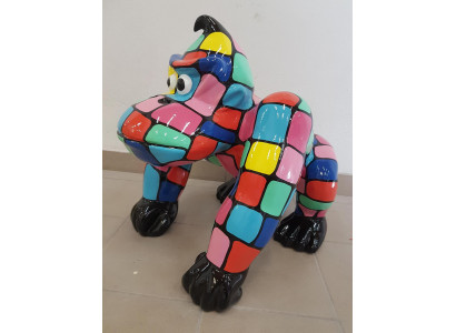 Gorilla designer statua figura statue moderne figure decorazione da giardino nuova