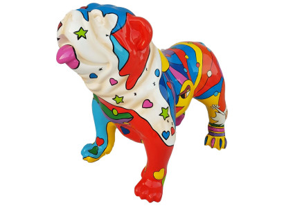 Statua di designer, figura di cane moderna, decorazione da giardino, scultura, sculture.