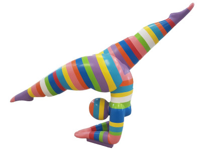Acrobata Design Figure Sculture Sculture Moderne Scultura Astratta Donna Decorazione