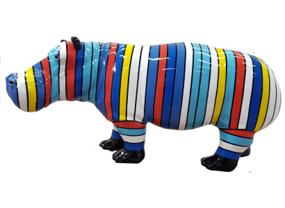 Astratta figura statua sculture da giardino decorazioni statue ippopotamo nuovo