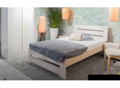 Set camera da letto con letto 2 comodini armadio 4 pezzi in legno armadio guardaroba
