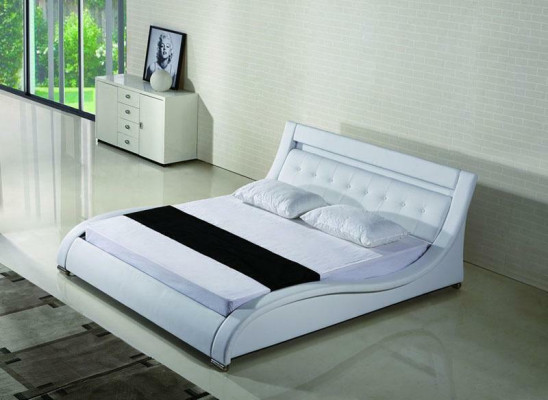 Letto Letti Imbottiti Matrimoniale Matrimonio Hotel Lusso Pelle Decorazioni Moderne Di Design
