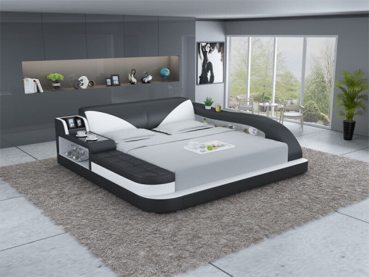 Letto multifunzionale Letti matrimoniali Letto moderno con telaio Letti 180x200cm