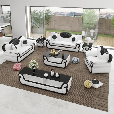 Set completo di divani 7 pezzi. Sedile design credenza gruppo salotto garniture