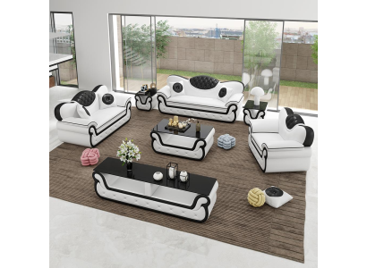 Set completo di divani 7 pezzi. Sedile design credenza gruppo salotto garniture
