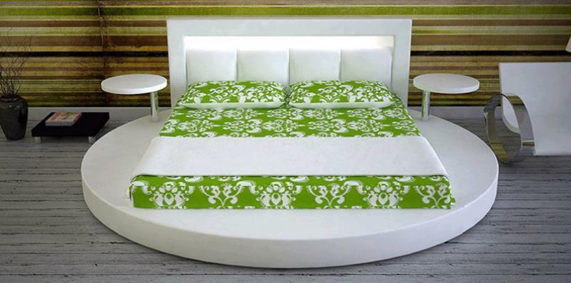 Letto rotondo Design Letti Letto imbottito Letto rotondo Imbottito Rotondo