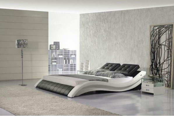 Letto matrimoniale design letto matrimoniale letto imbottito letto camera da letto letto in pelle nuovo