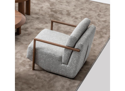 Sedia grigia design mobili soggiorno moderni di lusso poltrona da club relax