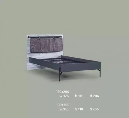 Set camera da letto grigia per ragazzi, camera da bambini, camera da letto, tavolo, armadio, letto 3 pezzi.