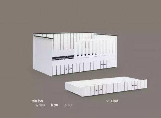 Design moderno di mobili per bambini Letti letti Letto bianco Nuova camera per bambini