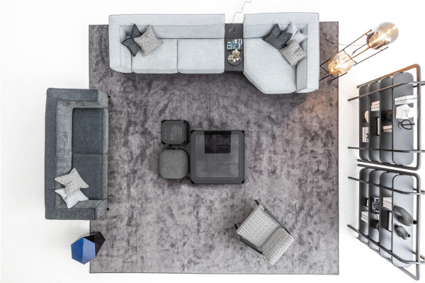 Sofà set xxl Divano Texil Big Sofa 5+3+1 Posti Imbottito Tessuto Divani