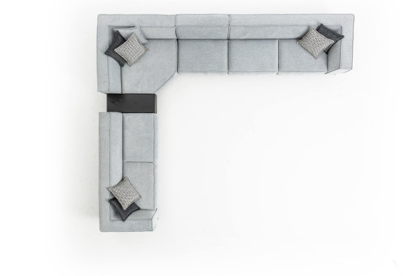 Divano a L Divano Imbottito Soggiorno Design Moderno Divano Angolare Tessuto Divani