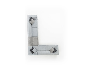 Divano ad angolo a forma di L, design moderno per il soggiorno, divani imbottiti in tessuto 400x310.