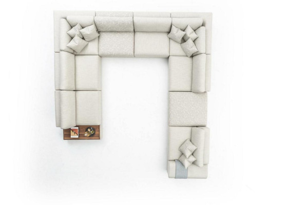 Divano ad angolo a U soggiorno lusso divani design divano divano angolare