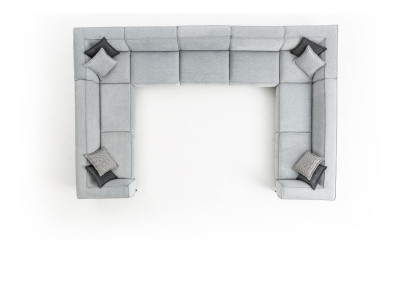 Divano a L Forma Divano imbottito Moderno Divano soggiorno Divano Design Tessile