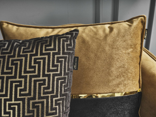 Chesterfield set divano 3 posti poltrona blu in poliestere 2 pezzi.