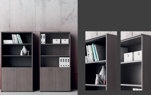 Mobili Arredamento Scaffale Scaffali Legno Design Nuovo Armadietto Archivio Armadio Ufficio Sistema