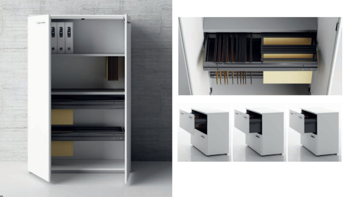 Armadio per schede Mobili Registro Armadi Ripiano Ufficio Arredamento Armadio Frezza di lusso