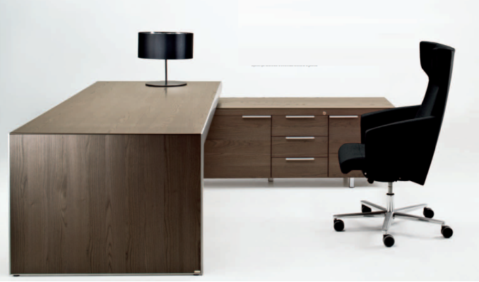 Scrivania ad angolo con cassetti Scrivania ad angolo Tavolo Studio Ufficio Pratica Ambiente Ufficio