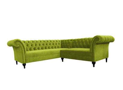 Divano angolare Chesterfield divano ad angolo divano design velluto divano in pelle SLIII divano №96