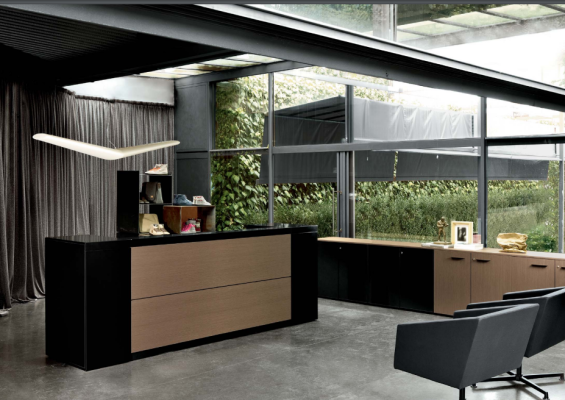 Tavolo della reception Mobili per ufficio Mobili da banco Scrivania Studio Frezza Tavoli da ricezione