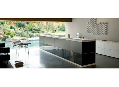 Bancone d'accoglienza Reception Banco Ufficio Scrivania Mobili da ufficio Studio Dentistico Pratica Nuovo