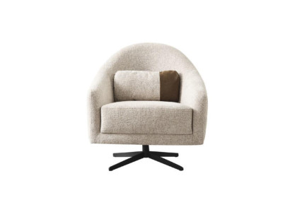 Sedia di lusso Elegante Arredamento da soggiorno Design Girevole Lounge Club Legno