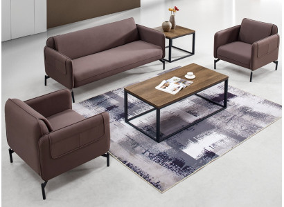 Design Imbottito Divano Set Divani Divani Tessuto Tessuto Mobili Per Ufficio Nuovo