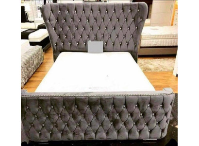 Chesterfield tessile letto camera da letto letti matrimoniali imbottiti 140/160/180/200 cm