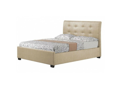 Design Chesterfield Imbottito Letto Inglese Grigio Letti 160/180x200 cm Letto Matrimoniale