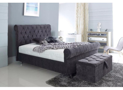 Chesterfield Design Letto in velluto Lusso Tessile Letti Camera da letto Matrimoniale