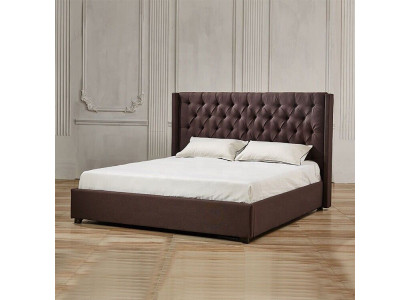 Camera da letto Letto 200x200cm Letti Imbottiti Chesterfield Tessuto di Stoffa
