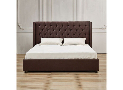 Camera da letto Letto 200x200cm Letti Imbottiti Chesterfield Tessuto di Stoffa