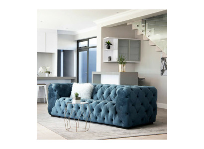 Chesterfield divano 3 posti Moderno divano di lusso Designer soggiorno Tre posti