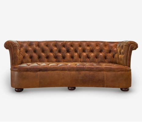Chesterfield in pelle Design Divano di lusso Classico divano a 3 posti Nuovo
