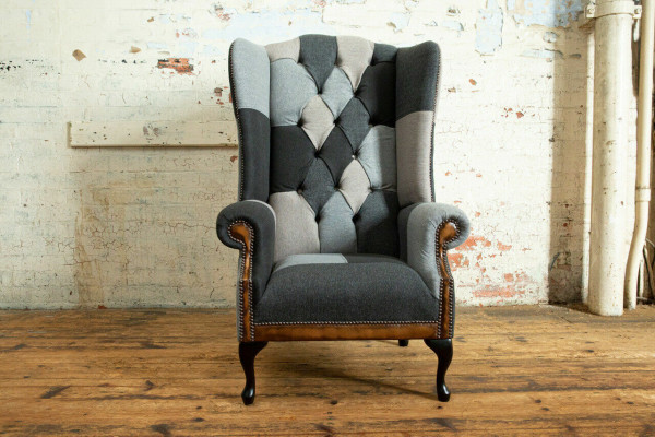 Chesterfield Poltrona Club Lounge Designer Poltrona Divano 1 Posto.