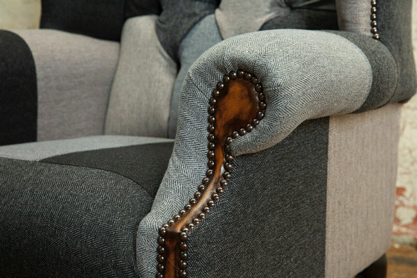 Chesterfield Poltrona Club Lounge Designer Poltrona Divano 1 Posto.