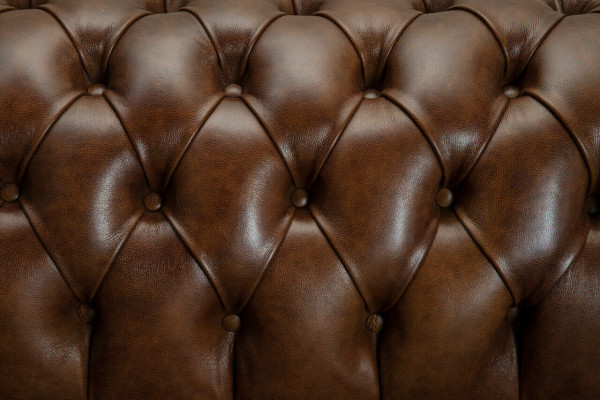 Chesterfield divano marrone in tessuto divano imbottito 4 posti divani set di sedili divani 265cm