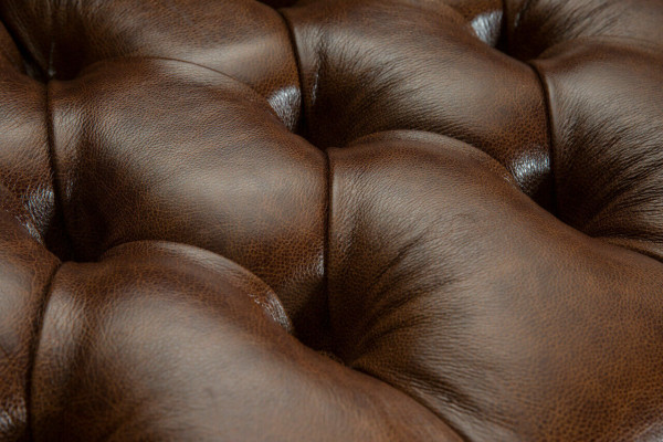 Chesterfield divano marrone in tessuto divano imbottito 4 posti divani set di sedili divani 265cm