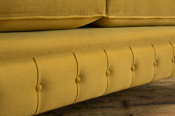 Chesterfield giallo due posti designer divano soggiorno.setColorway Couch.